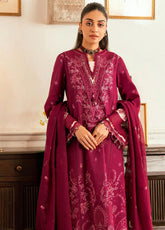 Qalamkar Embroidered Lawn 3 Piece Unstitched Suit QLM25LL SB-02 SAMEEN